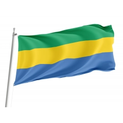 Gabon Flag for Indoor & Outdoor Use