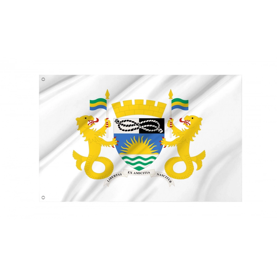 Libreville Flag for Indoor & Outdoor Use, GAB02