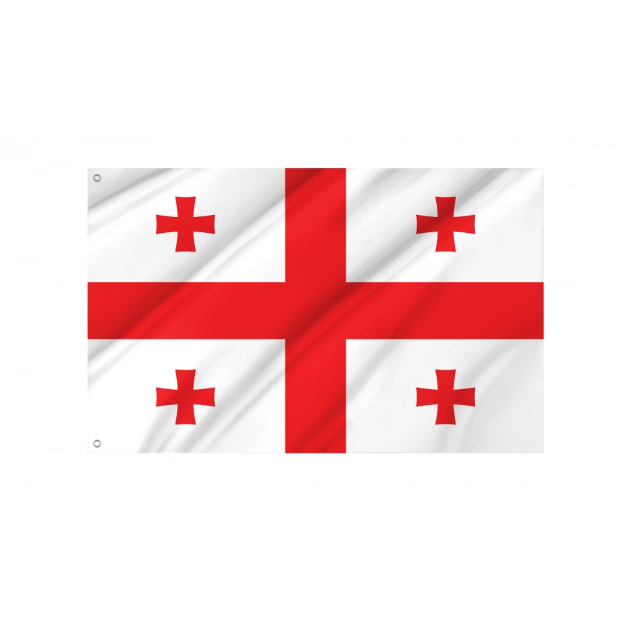 Flag Of Georgia, Patriotic Flags, Unique Design Print, Flags For Indoor & Outdoor Use - High Quality Georgia for Indoor and Outdoor Use