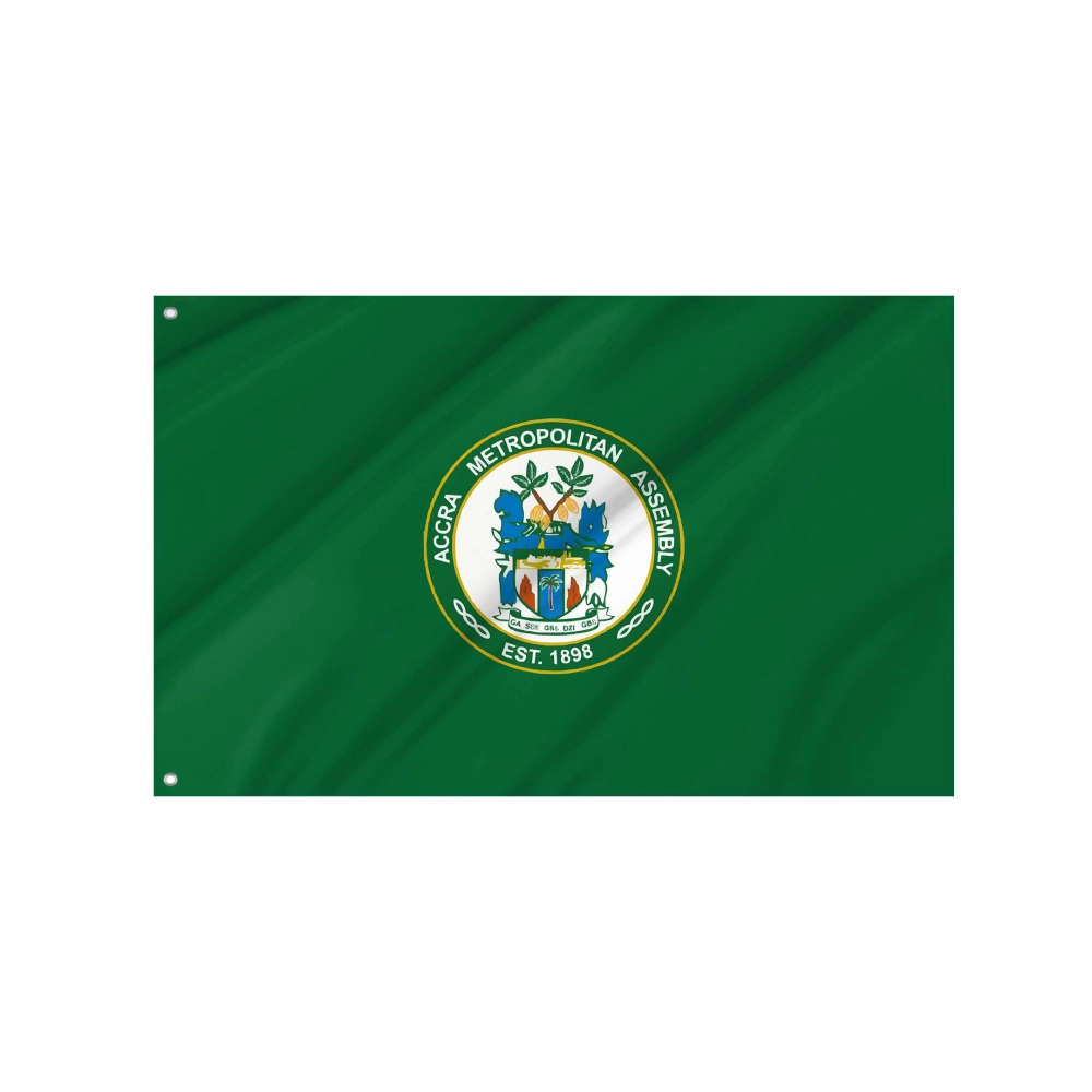Accra Capital City Flag for Indoor & Outdoor Use