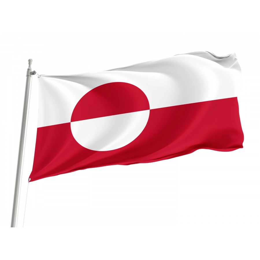 Greenland Flag for Indoor & Outdoor Use, GRE01