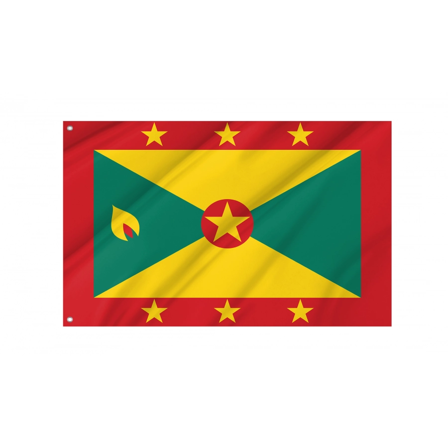 Flag of Grenada, Patriotic Flags, Unique Design Print, Flags for Indoor & Outdoor Use