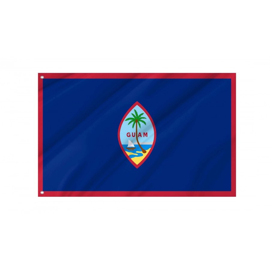 Guam Flag for Indoor & Outdoor Use, GUA01