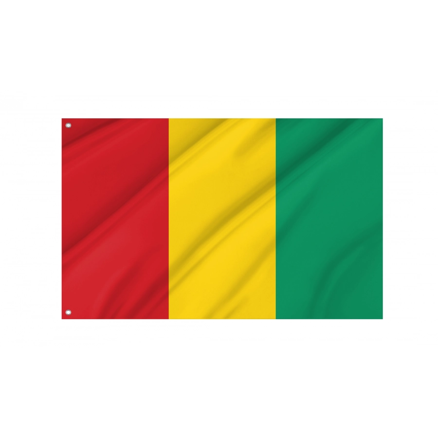 Flag of Guinea, Patriotic Flags, Unique Design Print, Flags for Indoor & Outdoor Use