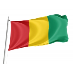 Guinea Flag for Indoor & Outdoor Use