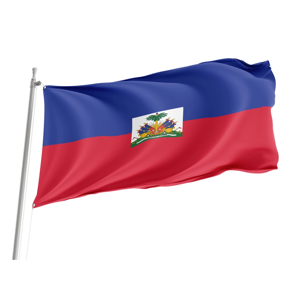 Haiti Flag for Indoor & Outdoor Use