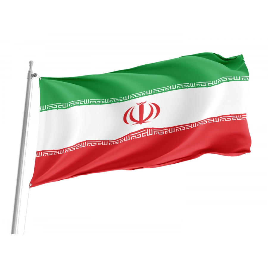 Flag of Iran, Patriotic Flags, Unique Design Print, Flags for Indoor & Outdoor Use