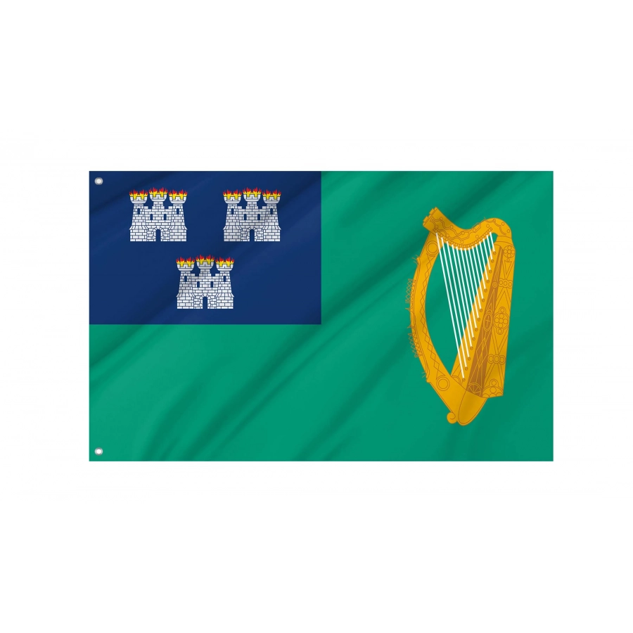 Dublin Flag for Indoor & Outdoor Use, IRL08