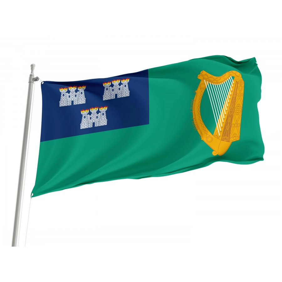 Dublin Flag for Indoor & Outdoor Use, IRL08