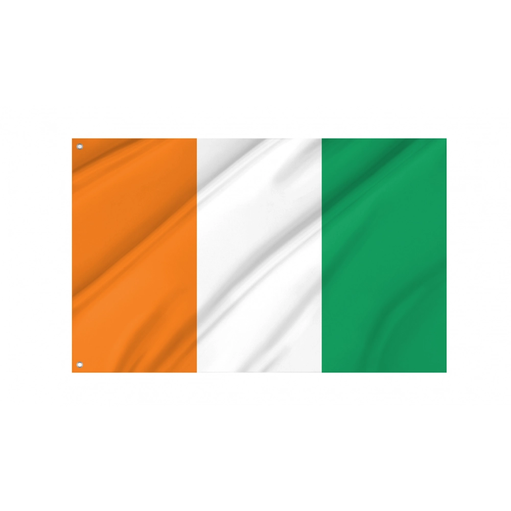 Ivory Coast Flag for Indoor & Outdoor Use
