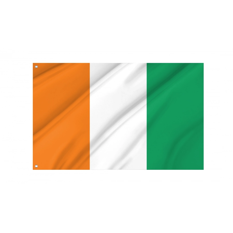 Flag of Ivory Coast, Patriotic Flags, Unique Design Print, Flags for Indoor & Outdoor Use