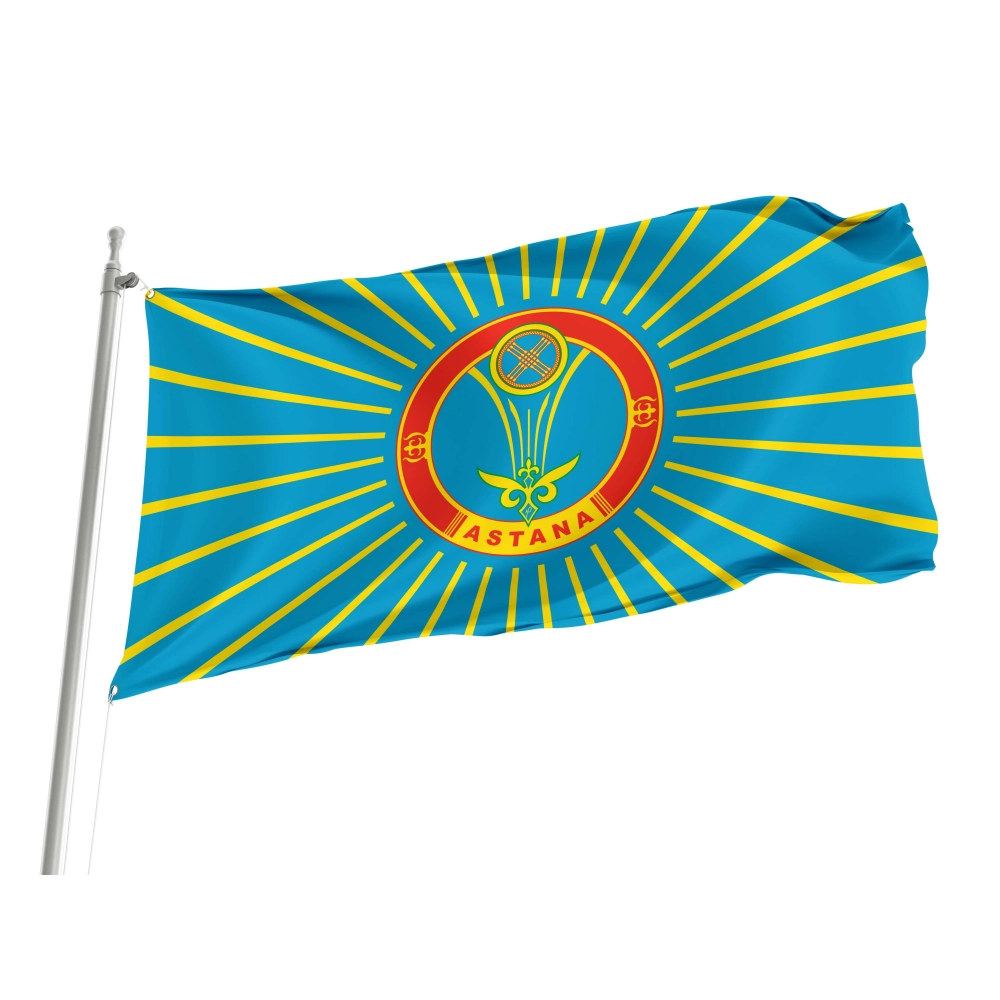 Astana Flag for Indoor & Outdoor Use Astana Flag for Indoor & Outdoor Use