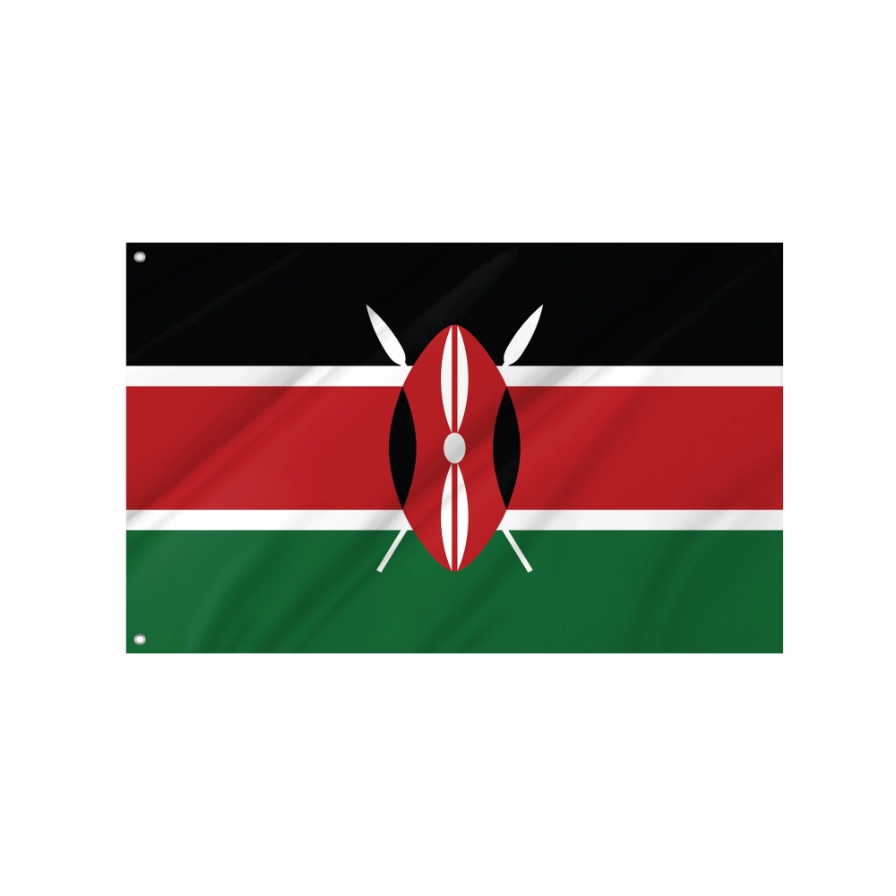 Kenya Flag for Indoor & Outdoor Use