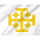Kingdom of Jerusalem Flag for Indoor & Outdoor Use - Imagine 2