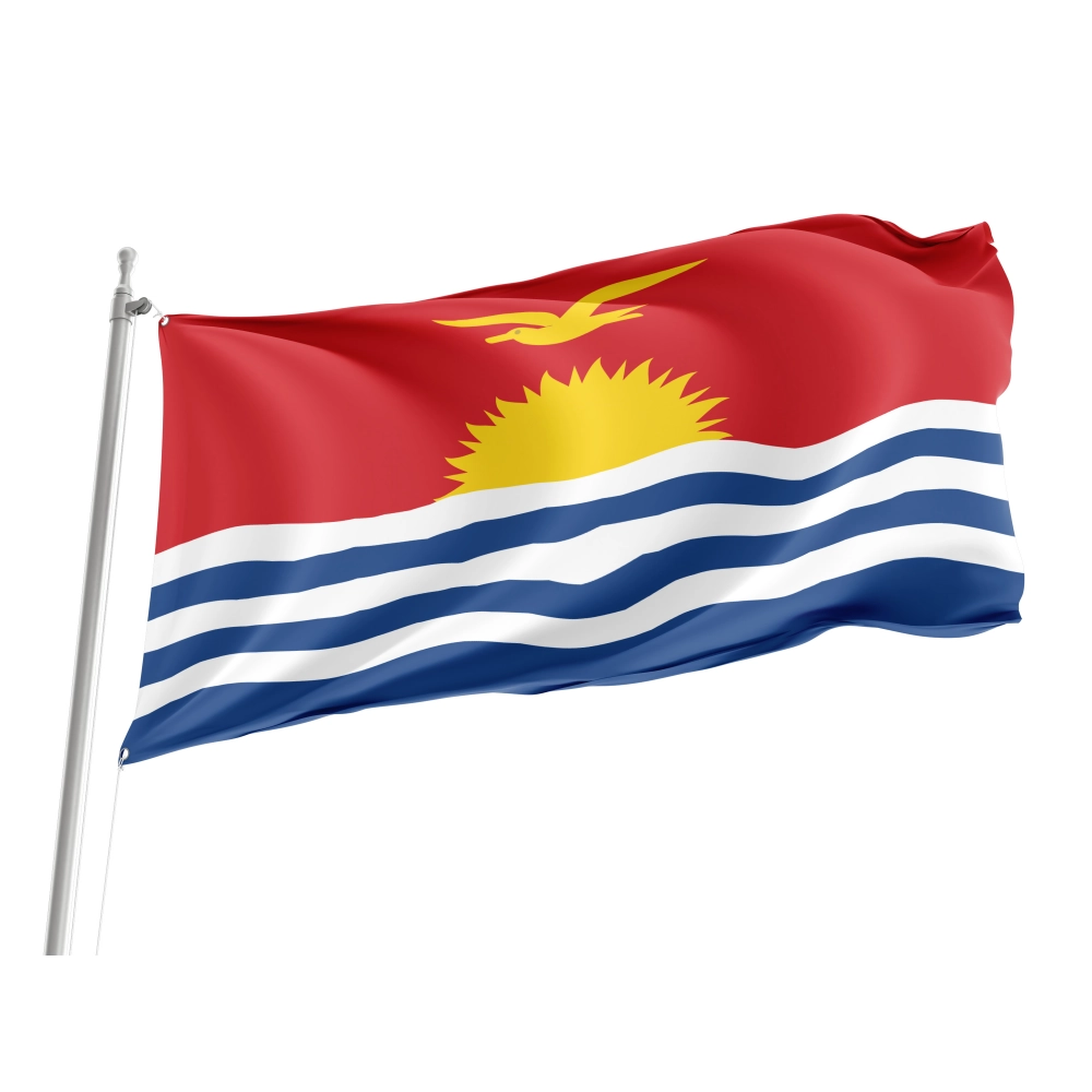 Kiribati Flag for Indoor & Outdoor Use