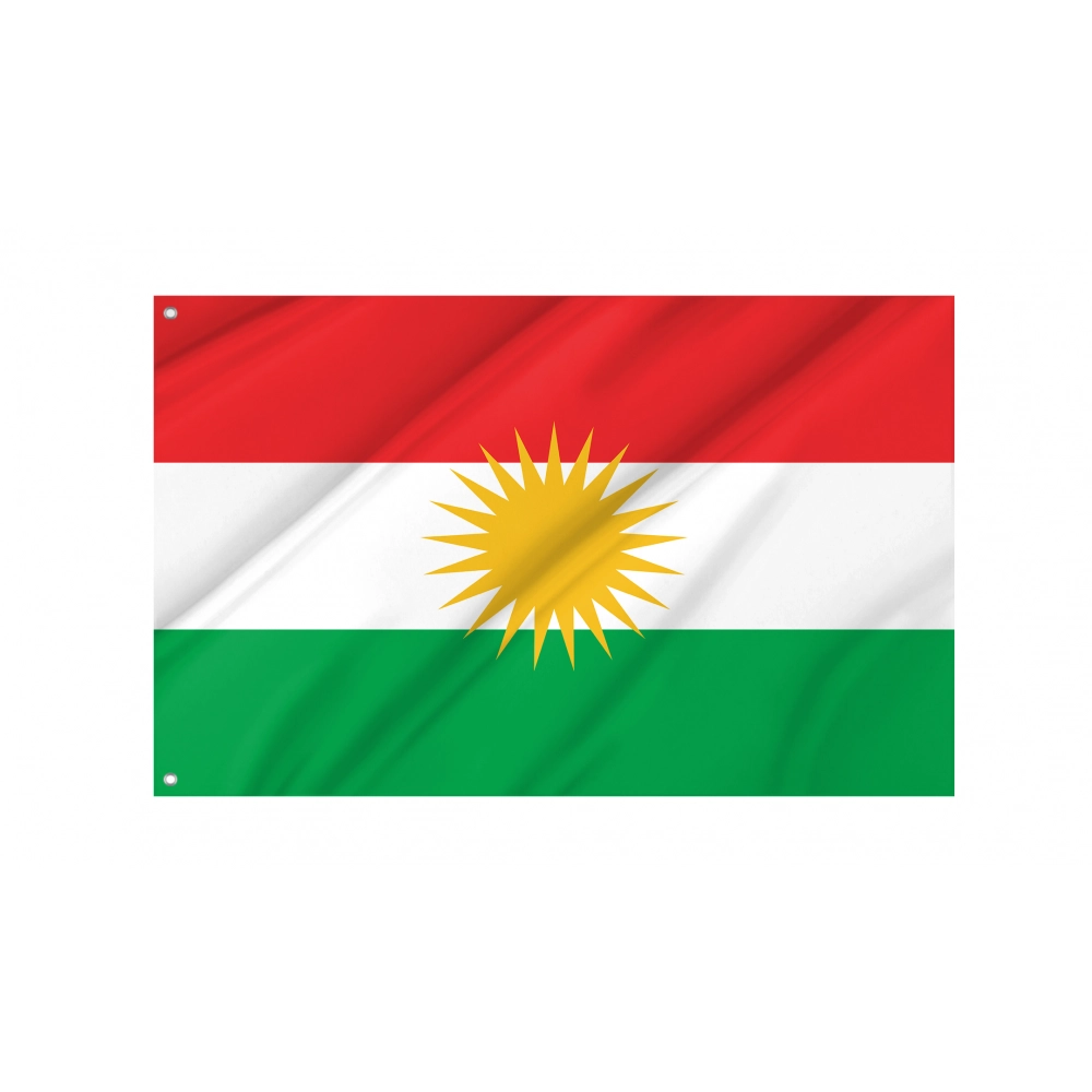 Kurdistan Flag for Indoor & Outdoor Use