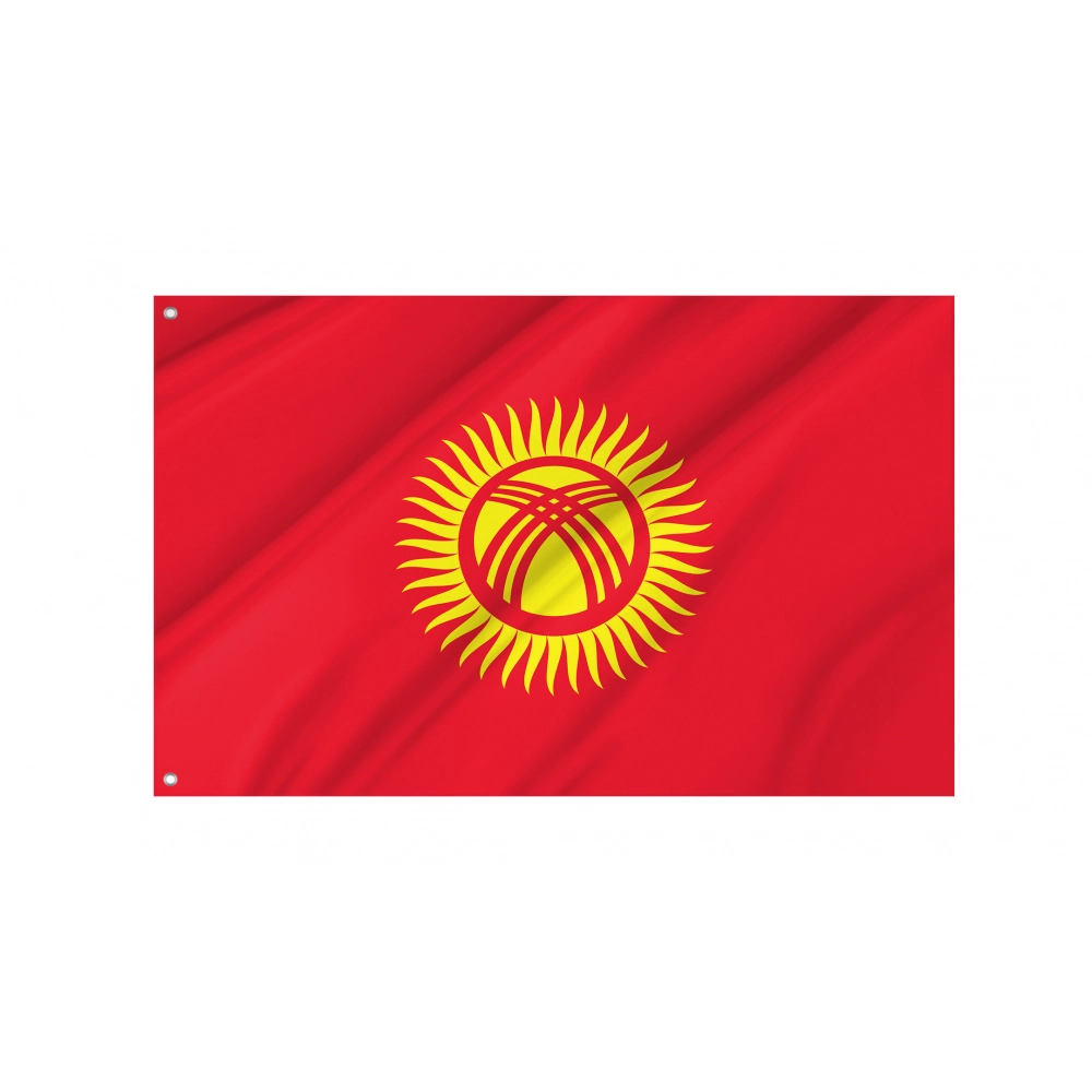 Kyrgyzstan Flag for Indoor & Outdoor Use Kyrgyzstan Flag for Indoor & Outdoor Use