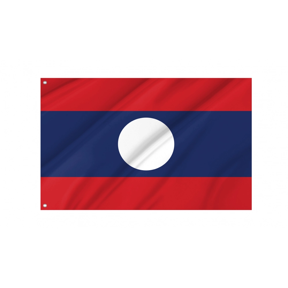 Laos Flag for Indoor & Outdoor Use