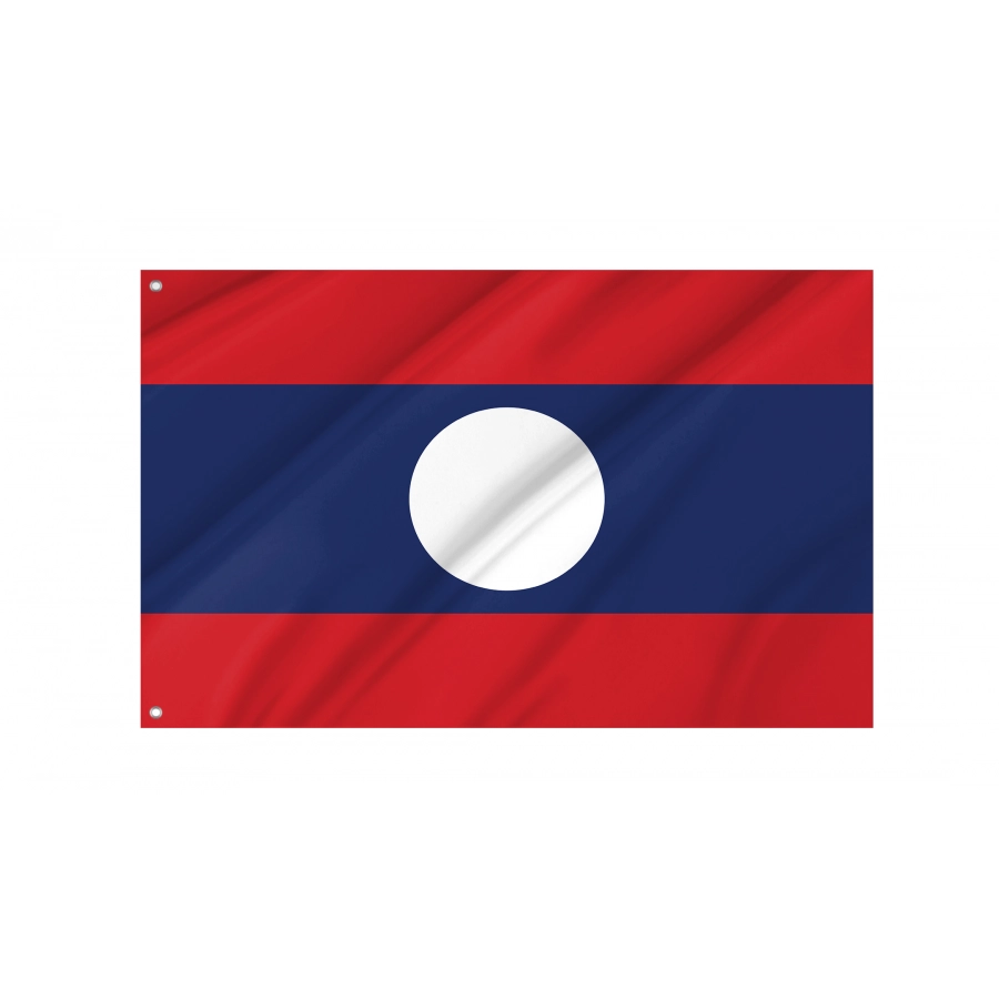 Flag of Laos, Patriotic Flags, Unique Design Print, Flags for Indoor & Outdoor Use