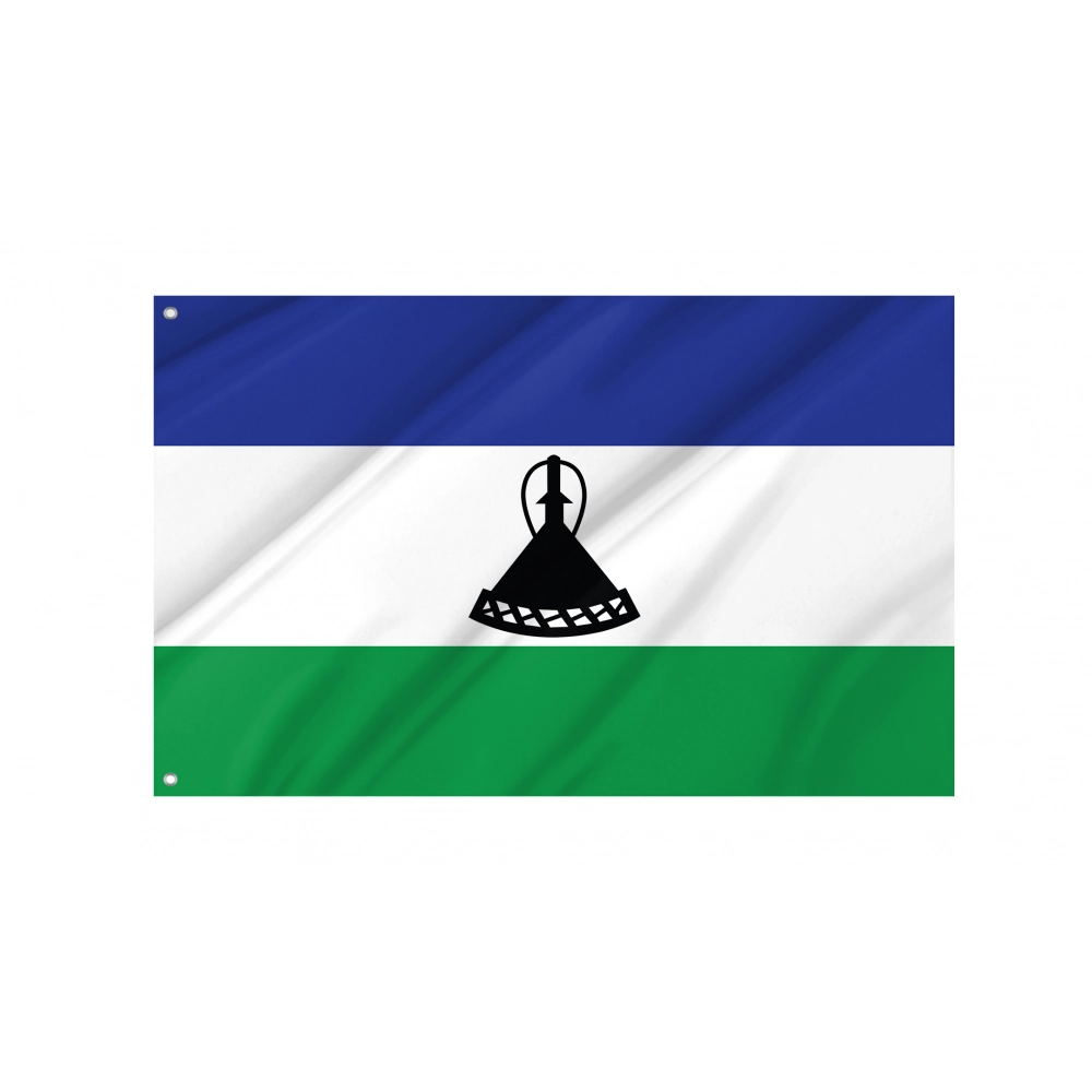 Lesotho Flag for Indoor & Outdoor Use