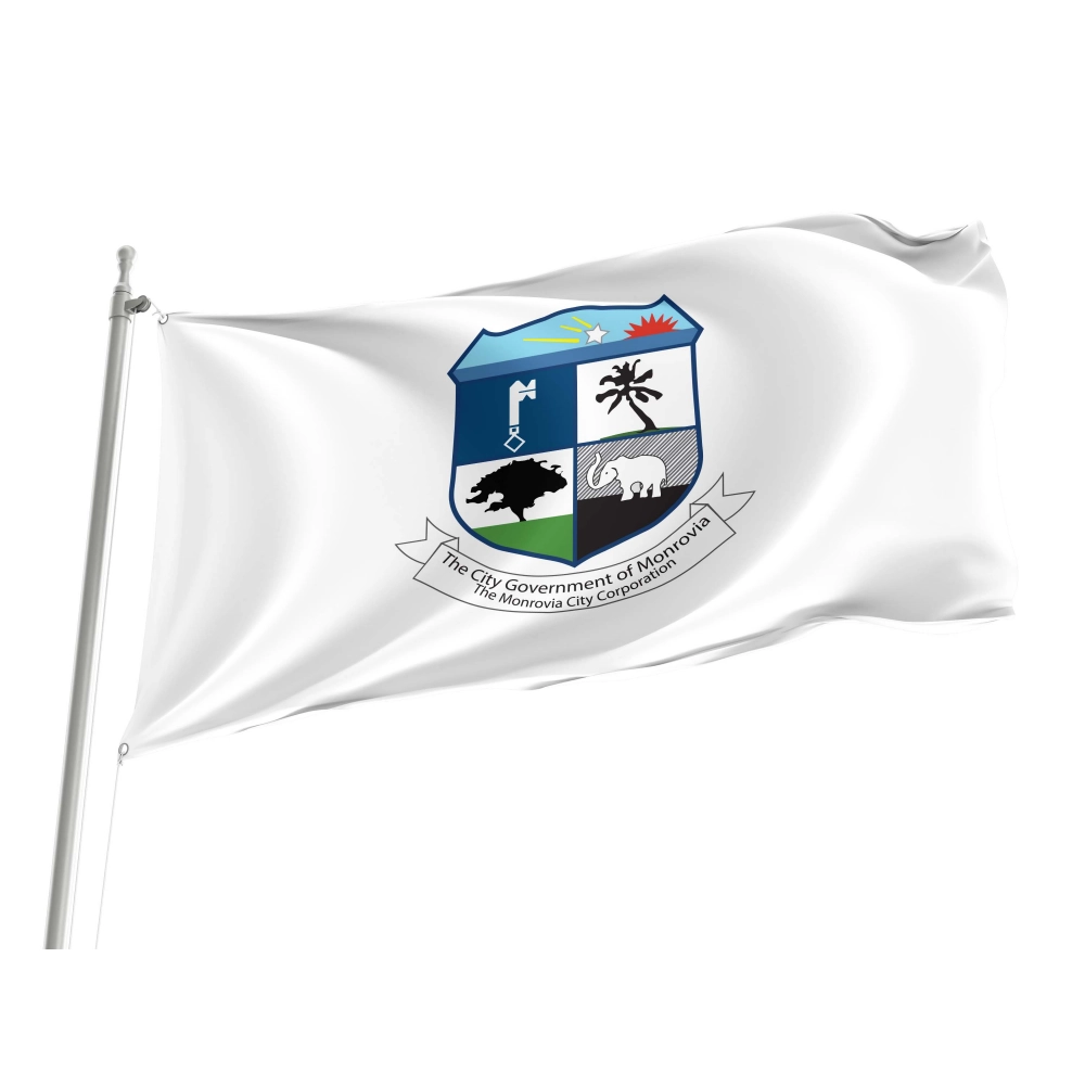Monrovia Flag for Indoor & Outdoor Use Monrovia Flag for Indoor & Outdoor Use