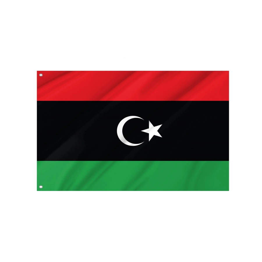 Flag of Libya, Patriotic Flags, Unique Design Print, Flags for Indoor & Outdoor Use