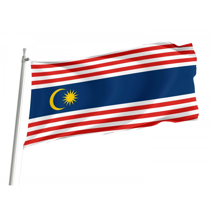 Kuala Lumpur Flag for Indoor & Outdoor Use, MYS02