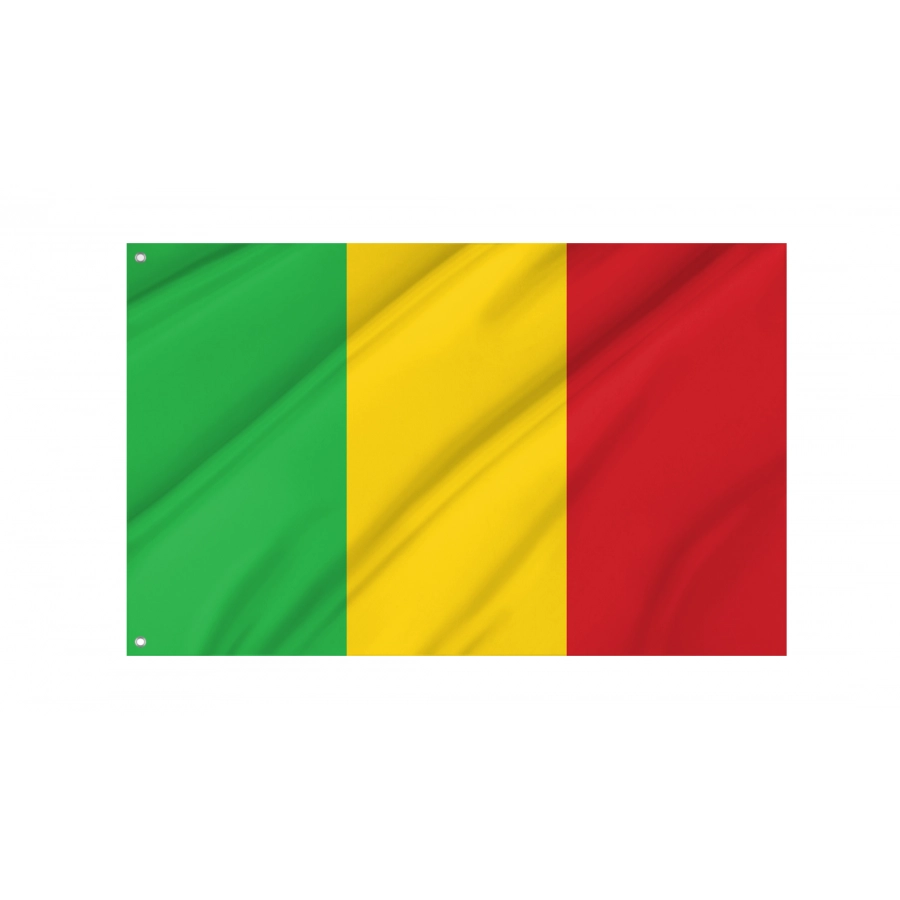 Flag of Mali, Patriotic Flags, Unique Design Print, Flags for Indoor & Outdoor Use