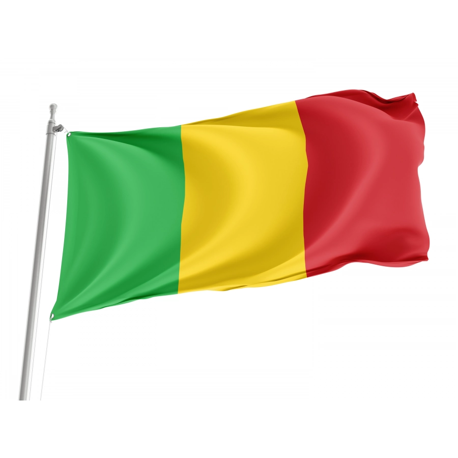 Flag of Mali, Patriotic Flags, Unique Design Print, Flags for Indoor & Outdoor Use