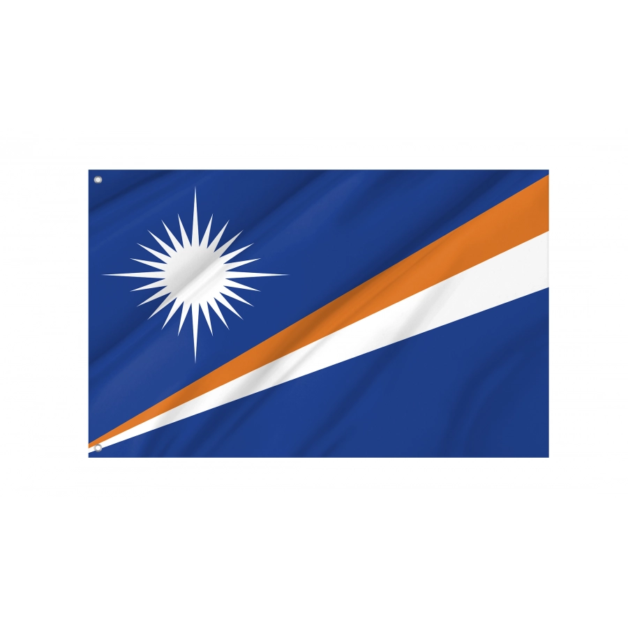 Flag of Marshall Islands, Patriotic Flags, Unique Design Print, Flags for Indoor & Outdoor Use