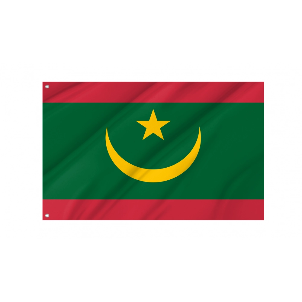 Mauritania Flag for Indoor & Outdoor Use