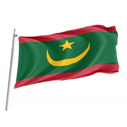Mauritania Flag for Indoor & Outdoor Use