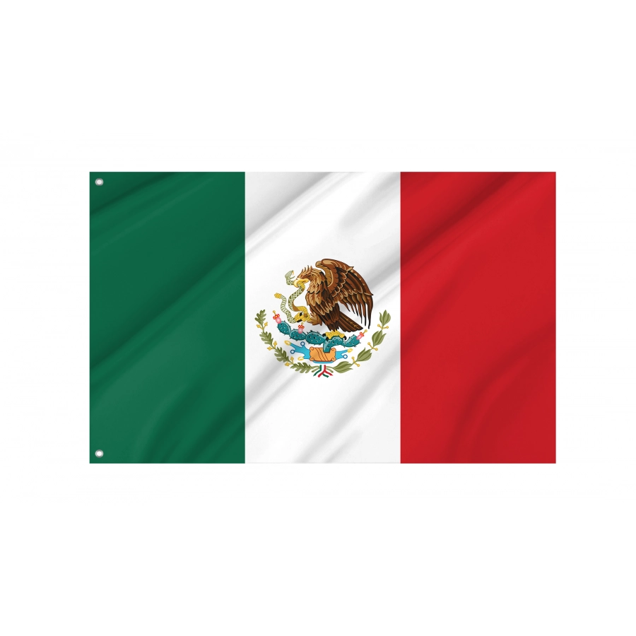 Flag of Mexico, Patriotic Flags, Unique Design Print, Flags for Indoor & Outdoor Use