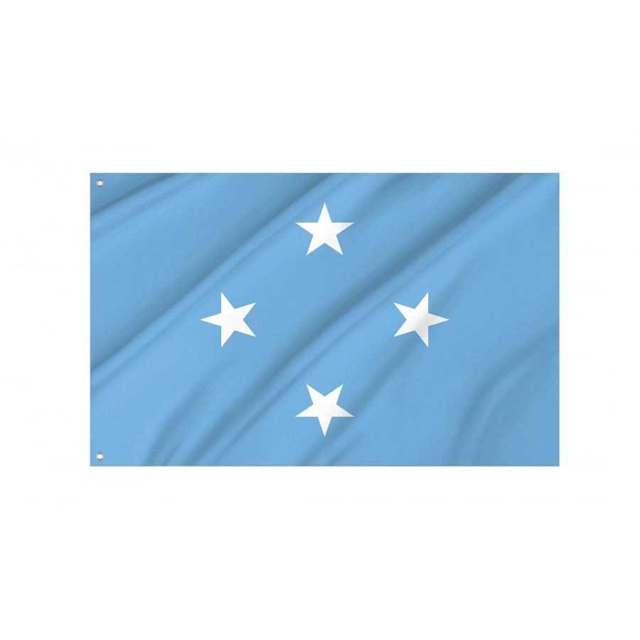 Flag of Micronesia, Patriotic Flags, Unique Design Print, Flags for Indoor & Outdoor Use