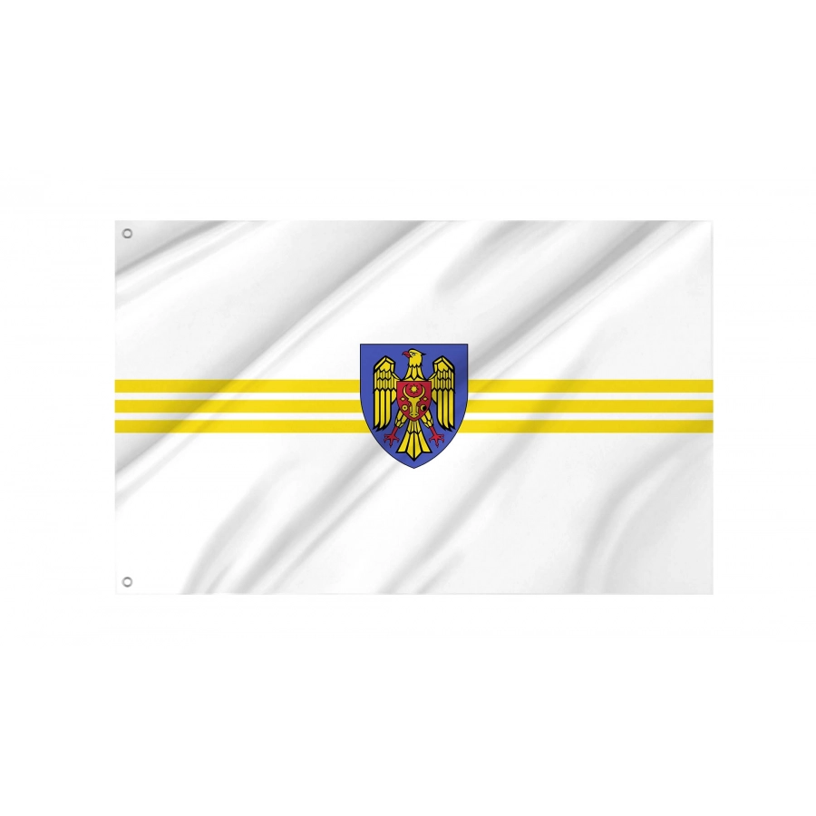 Chișinău Flag for Indoor & Outdoor Use, MDA03