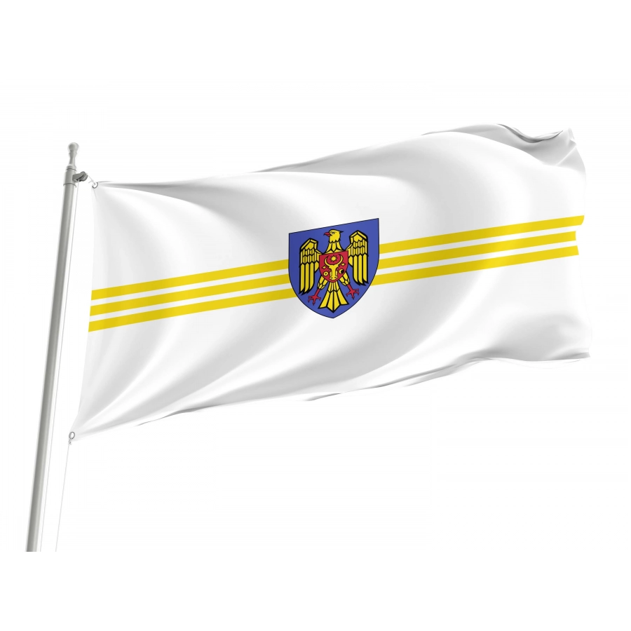 Chișinău Flag for Indoor & Outdoor Use, MDA03