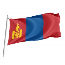 Mongolia Flag for Indoor & Outdoor Use