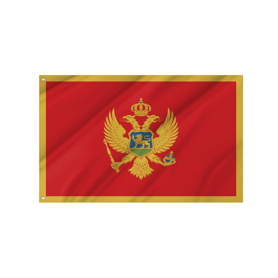 Flag of Montenegro, Patriotic Flags, Unique Design Print, Flags for Indoor & Outdoor Use
