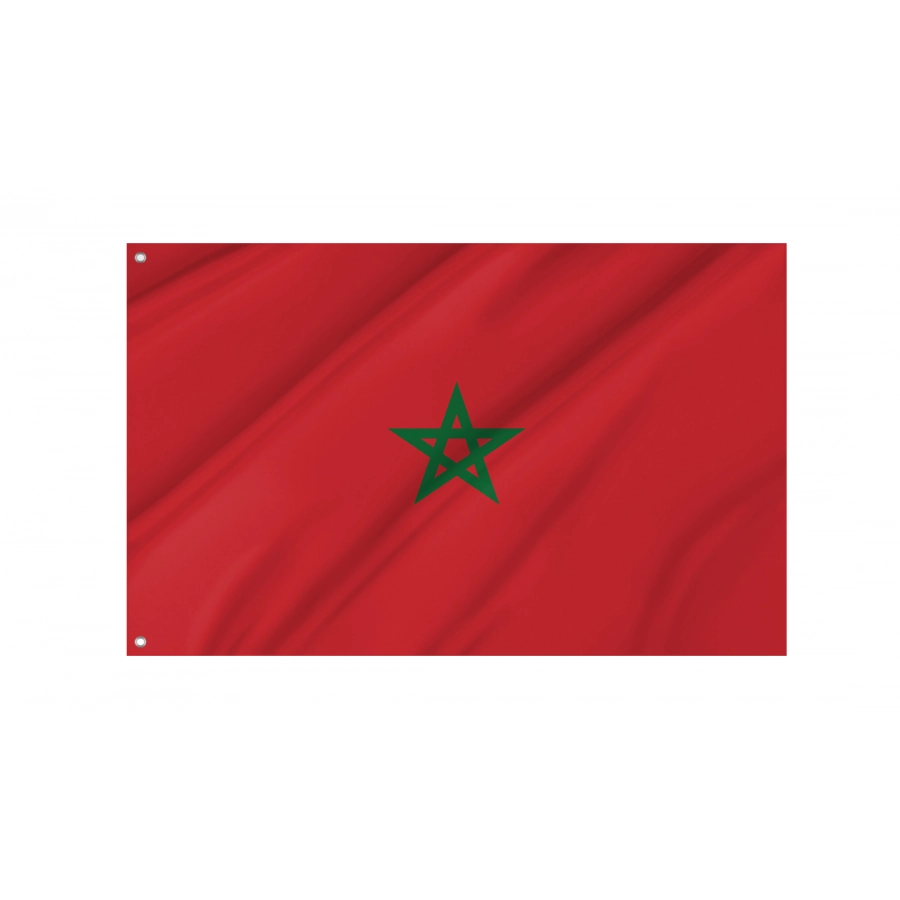 Flag of Morocco, Patriotic Flags, Unique Design Print, Flags for Indoor & Outdoor Use