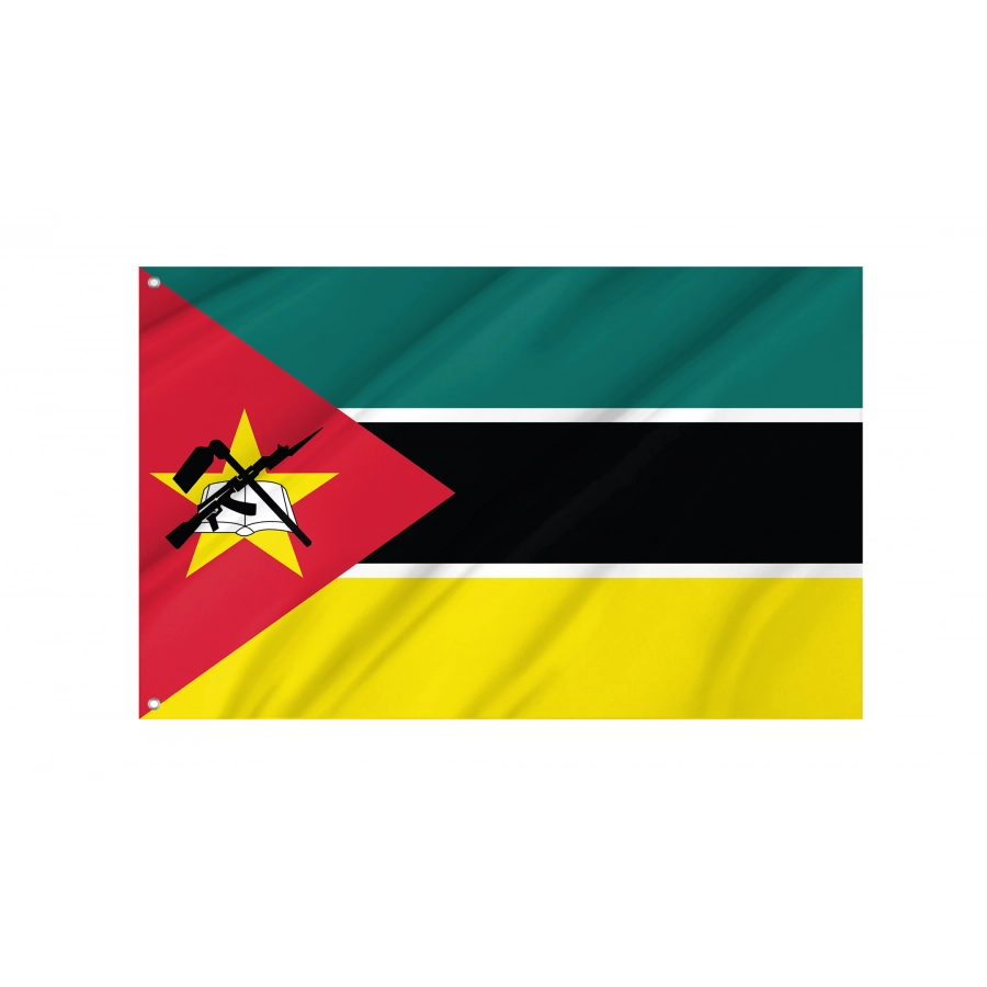 Flag of Mozambique, Patriotic Flags, Unique Design Print, Flags for Indoor & Outdoor Use