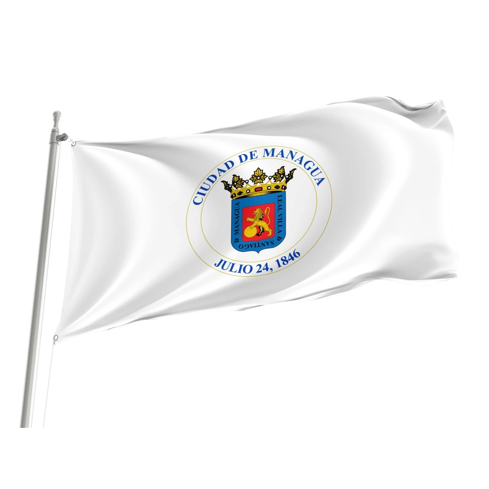 Managua Flag for Indoor & Outdoor Use