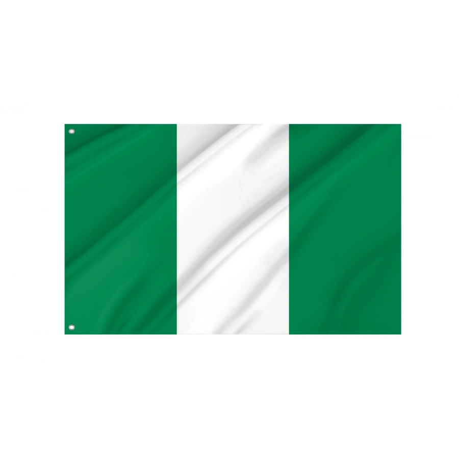 Flag of Nigeria, Patriotic Flags, Unique Design Print, Flags for Indoor & Outdoor Use