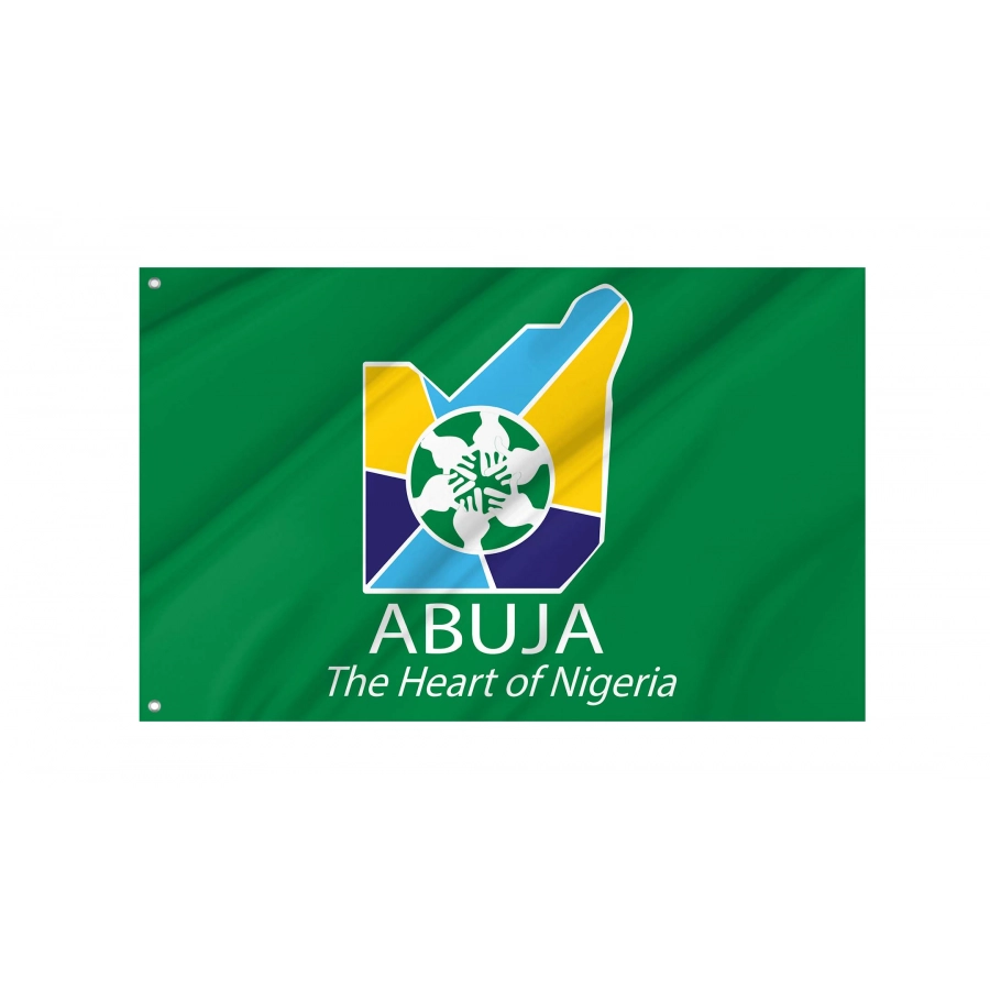 Abuja Flag for Indoor & Outdoor Use, NGA02