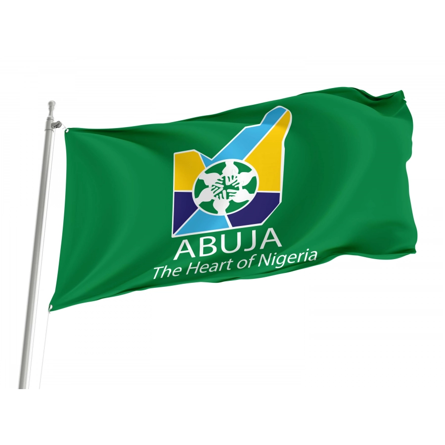 Abuja Flag for Indoor & Outdoor Use, NGA02