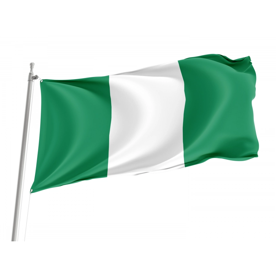 Flag of Nigeria, Patriotic Flags, Unique Design Print, Flags for Indoor & Outdoor Use