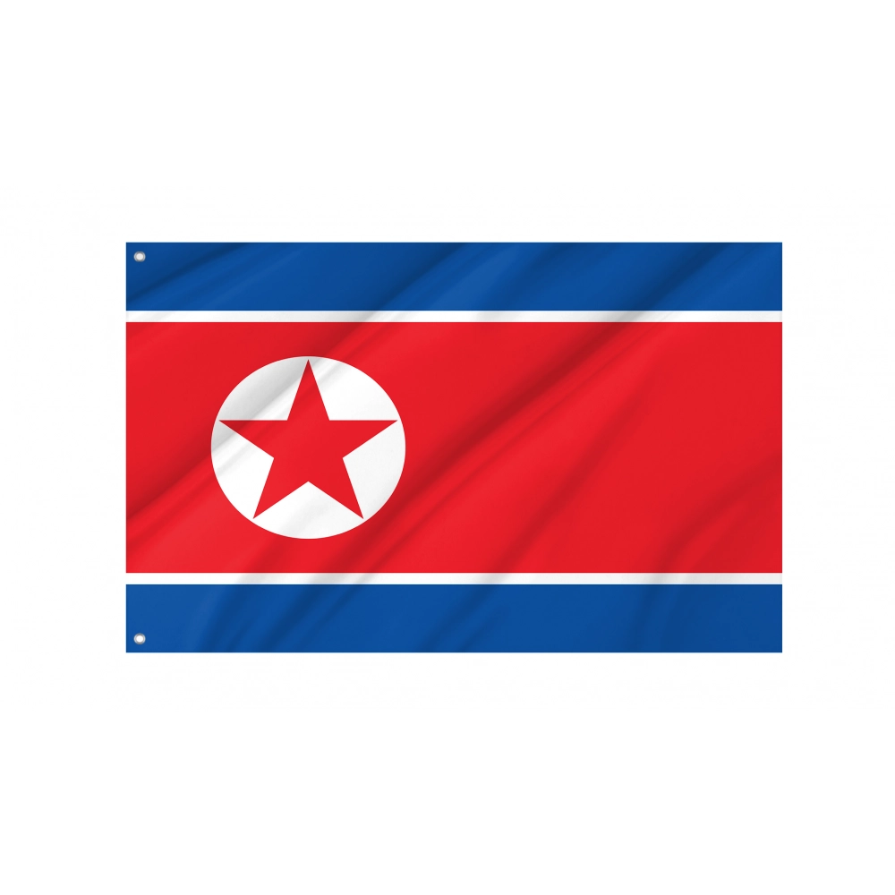 North Korea Flag for Indoor & Outdoor Use