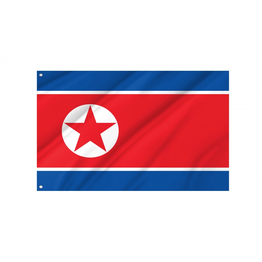 Flag of North Korea, Patriotic Flags, Unique Design Print, Flags for Indoor & Outdoor Use