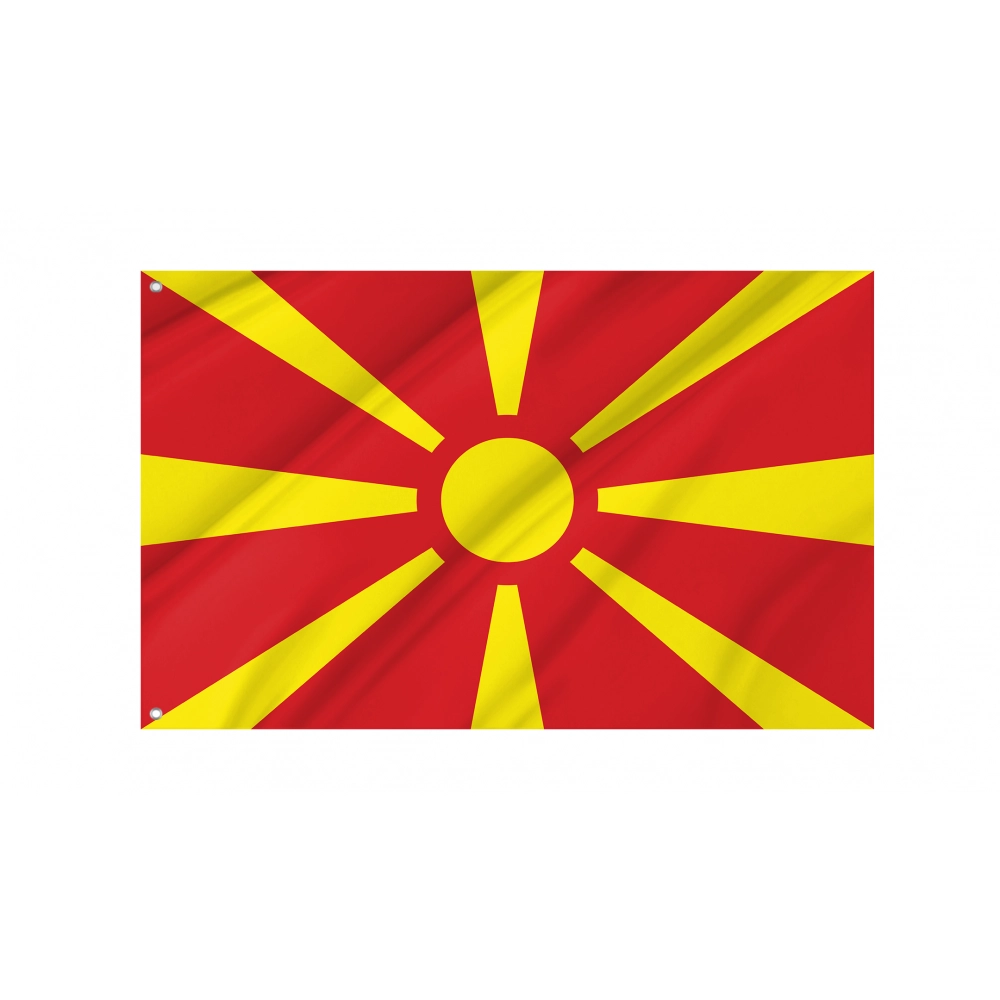 North Macedonia Flag for Indoor & Outdoor Use North Macedonia Flag for Indoor & Outdoor Use