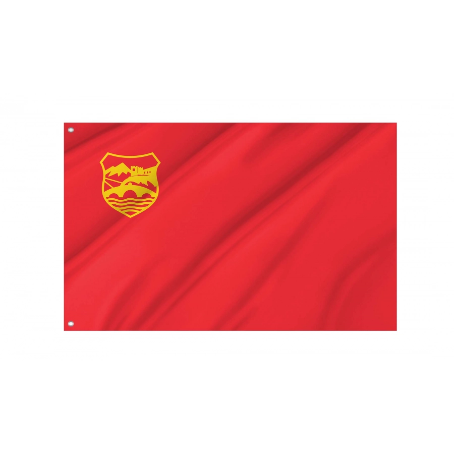 Skopje Flag for Indoor & Outdoor Use, MKD02