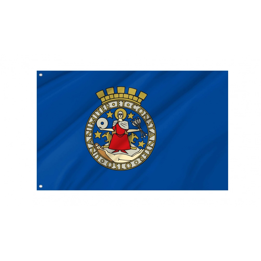 Oslo Flag for Indoor & Outdoor Use